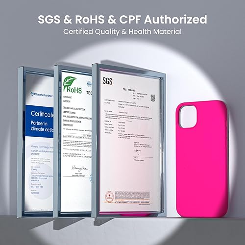 Miniatura 7 de ORNARTO Funda compatible con iPhone 15 Plus de 6.7 pulgadas, silicona líquida delgada de 3 capas cubierta completa de goma de gel suave, funda