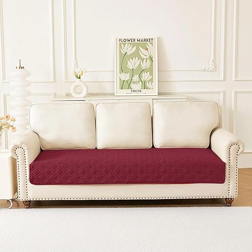 Miniatura 84 de hyha Manta de cama impermeable para perro, mantas suaves para mascotas, funda de sofá impermeable para perros, fundas reversibles lavables para