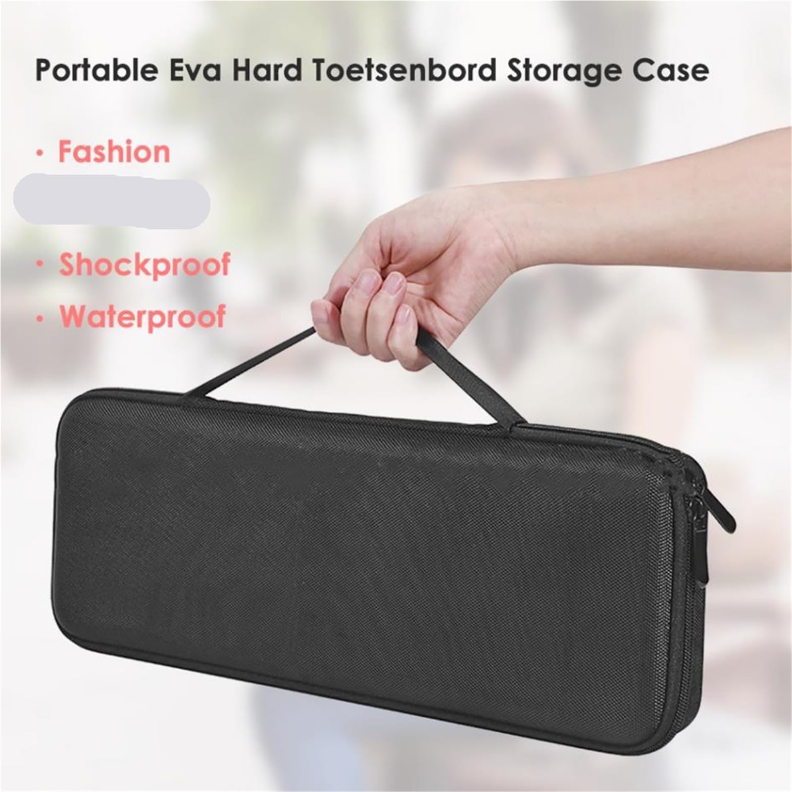 Funda Protectora para Teclado Almacenamiento de Teclado for Estuche de Transporte, Bolsa Protectora Impermeable, Estuche for Teclado inalámbrico
