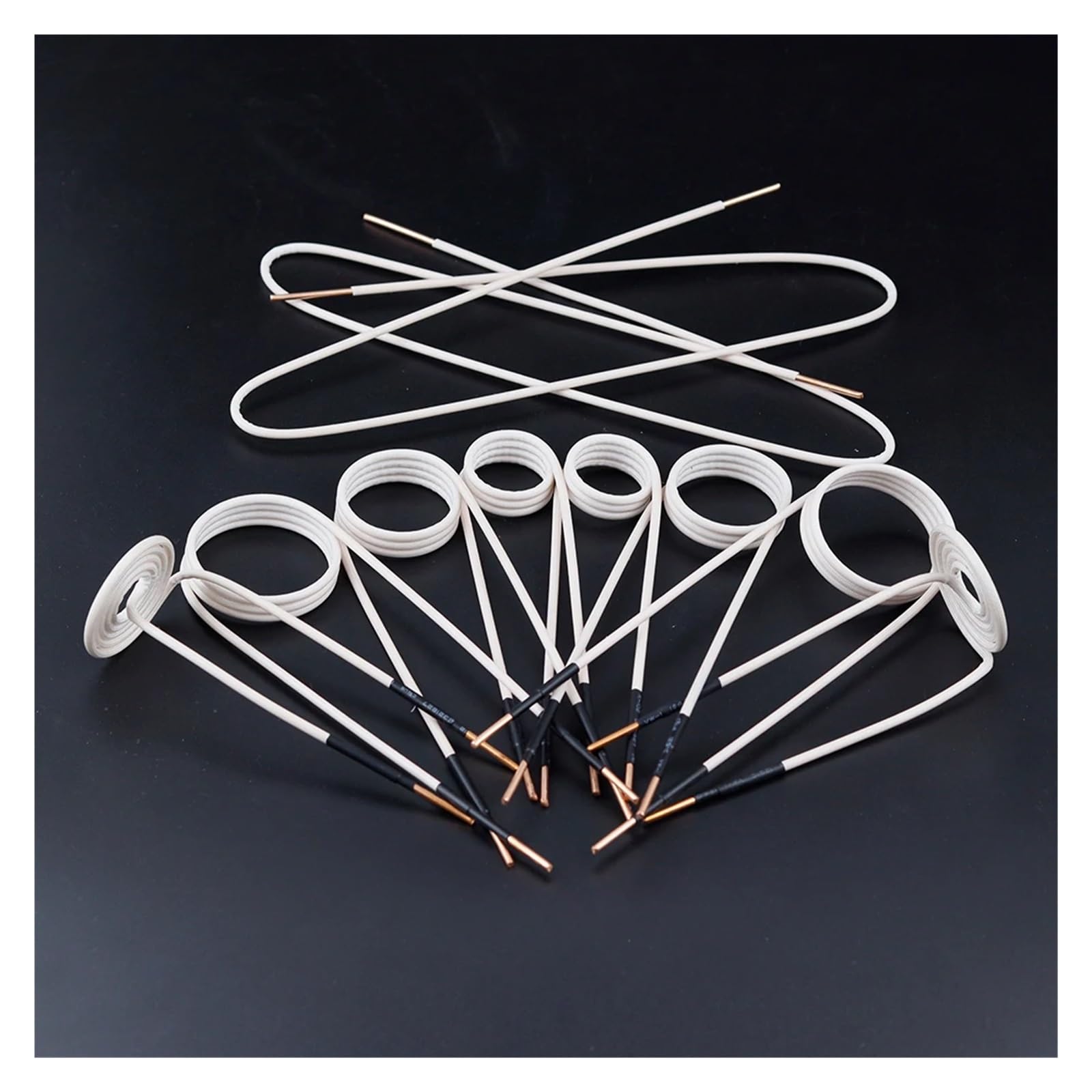 10 sztuk Magnetyczny podgrzewacz DIY cewki indukcyjne 30mm/40/50/750 zestawy cewek indukcyjnych bezpłomieniowe akcesoria grzewcze