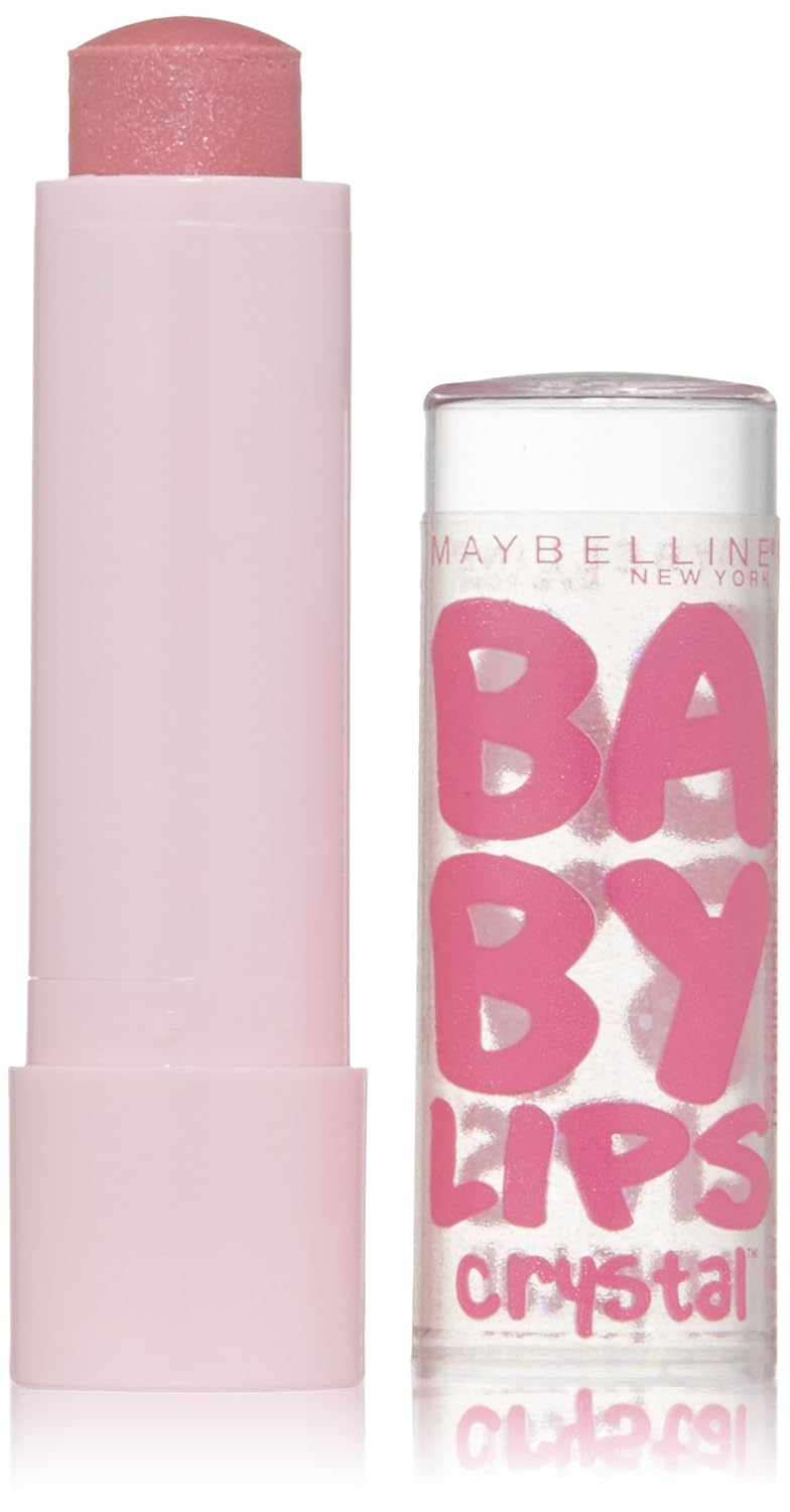 Maybelline New York Baby Lips Crystal Lip Balm, Mirrored Mauve, 0.15 Ounce