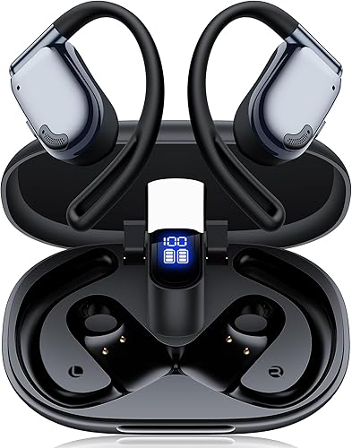 Auriculares de traducción en tiempo real 164 idiomas con traductor AI auriculares 90H Playtime Bluetooth Traducción Auriculares con pantalla LED