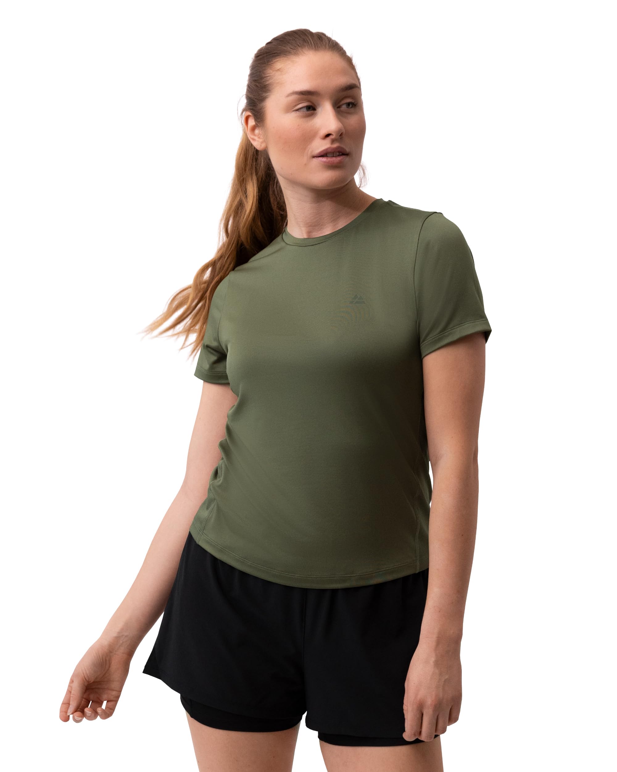DANISH ENDURANCE T-Shirt de Sport Technique Femme, Lot de 1 ou 2 | T-Shirt de Sport Technique, Respirant et Extensible, Sans Étiquette, pour la Course et l'Entraînement