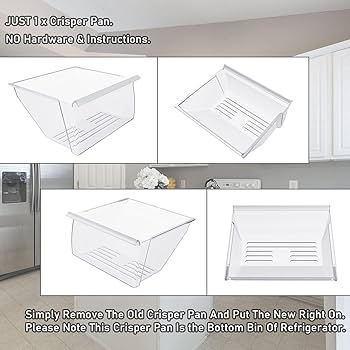 Amazon.com: HECASA 2188664 Crisper Pan Drawer (Lower) Replacement