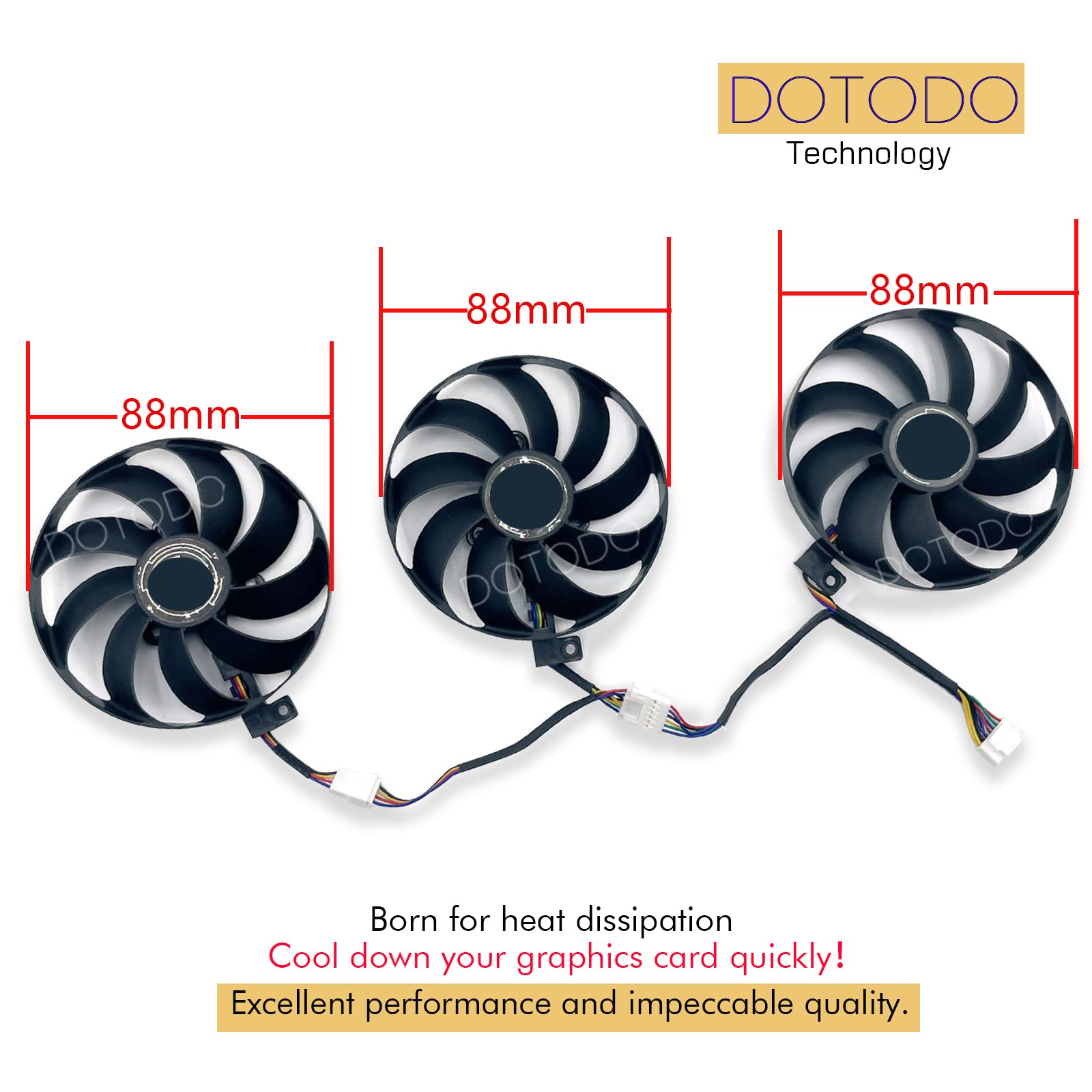 Ventilateurs de carte graphique T129215SU pour ASUS ROG STRIX-GeForce RTX 2070 2080 Super Ti Gaming RTX2080 RTX2080Ti