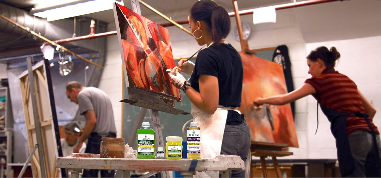 Refined Lin Oil 100 ml – Oil Paint Thinner & Medium for