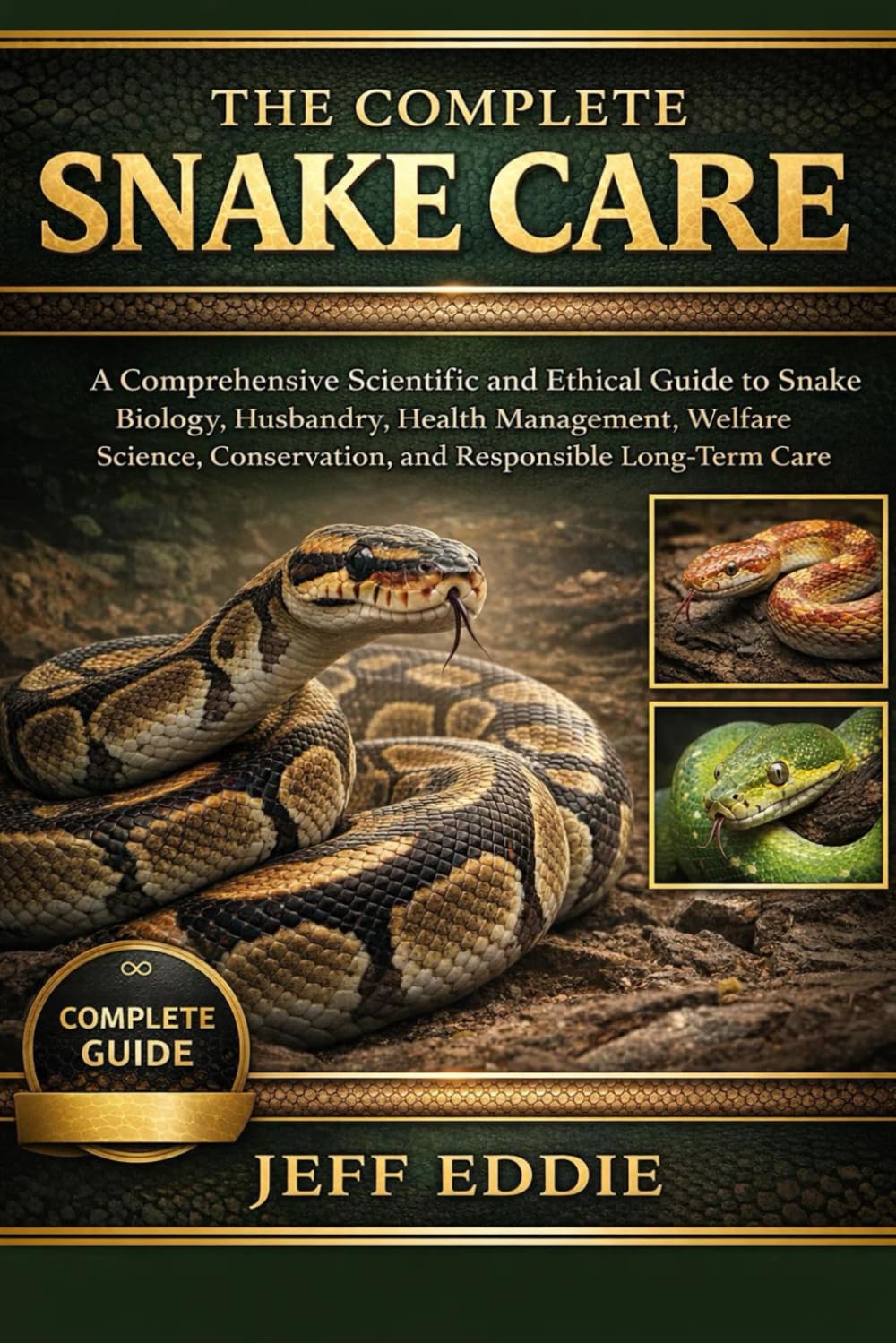 THE COMPLETE SNAKE CARE: A Comprehensive Scientific and Ethical Guide to Snake Biology, Husbandry, Health Management, Welfare Science, Conservation, and Responsible Long-Term Care