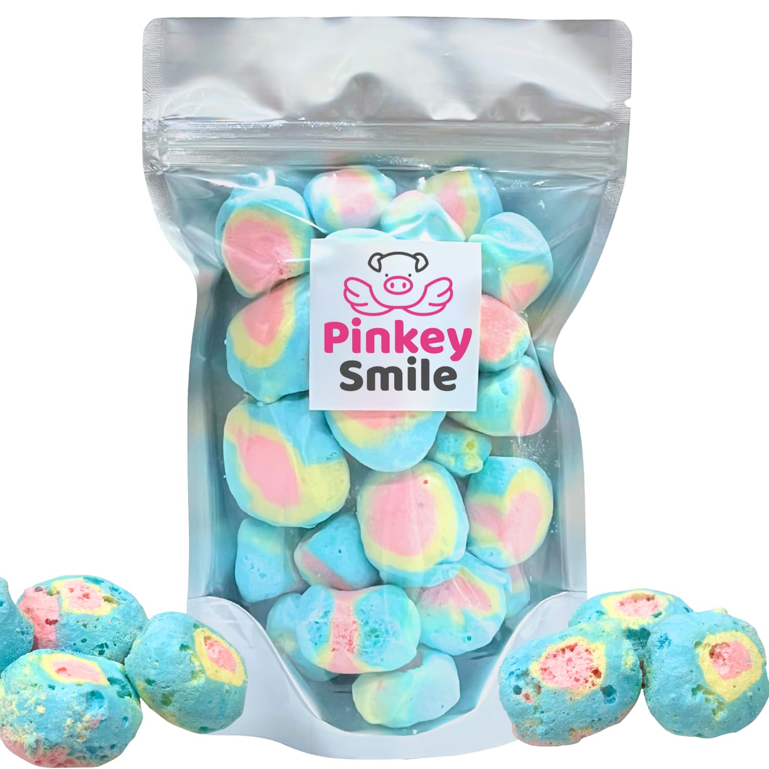 Rainbow Cereal Flavored Freeze-Dried Taffy 2 oz – Crunchy & Airy Snack – Bite-Size Pieces – Ships in Box – Bold Taste & Light Texture