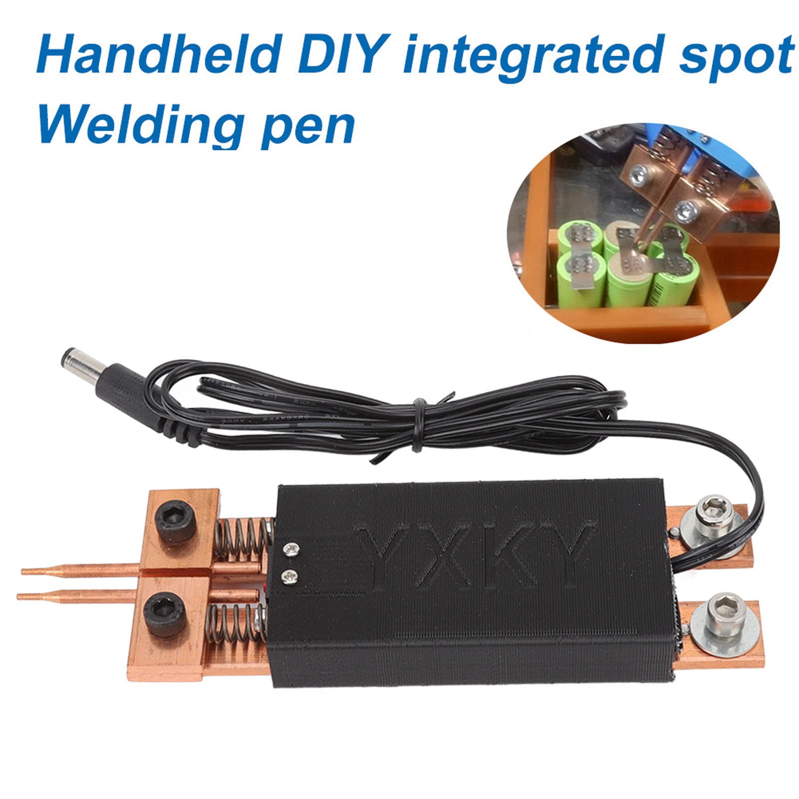 Penna Per Saldatura A Punti A Batteria - Con Aghi A Sfera | Per Assemblaggio Batterie | Doppia Molla Regolabile