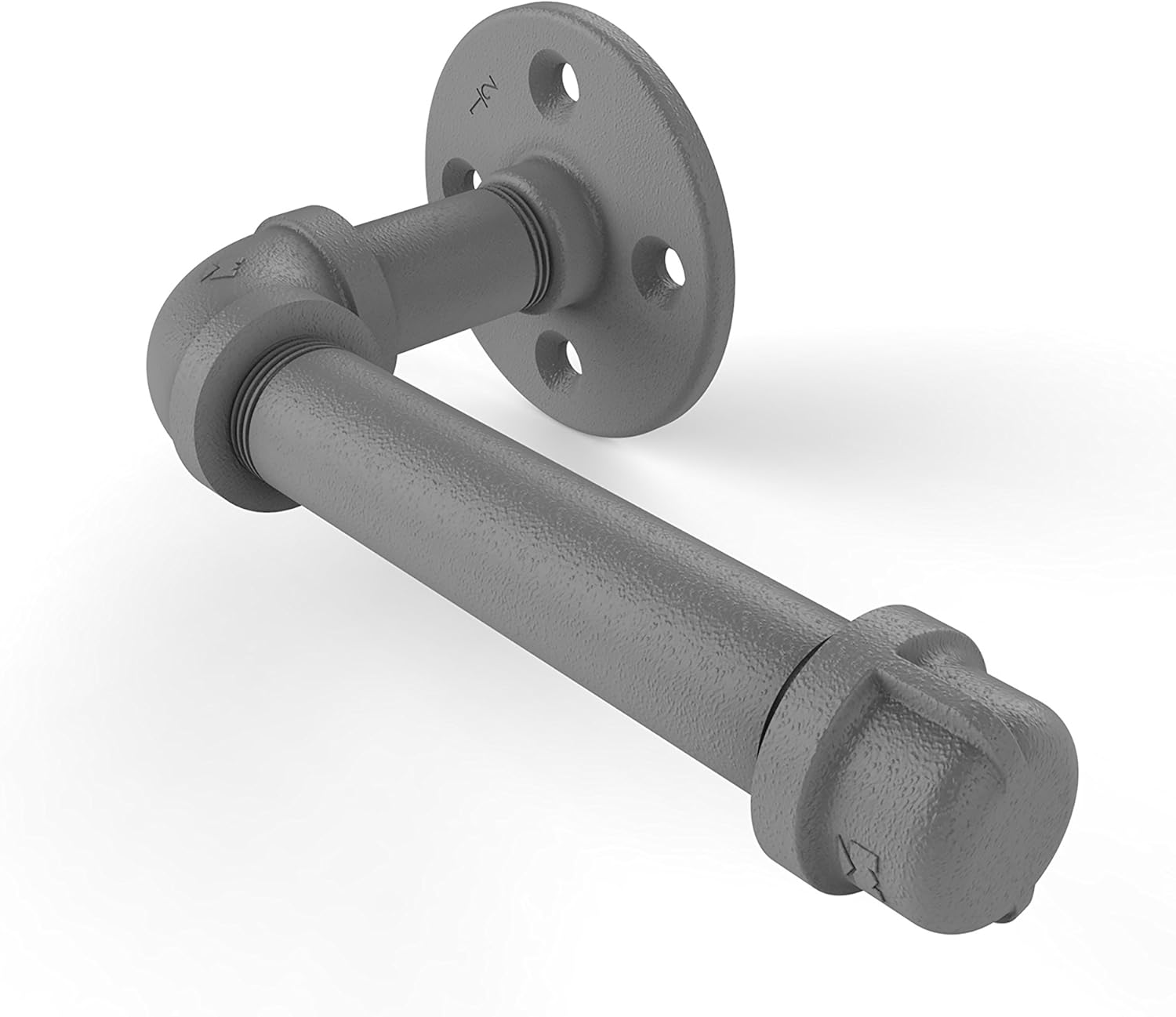 Allied Brass P-100-ETP Pipeline Collection European Style Tissue Toilet Paper Holder, Matte Gray