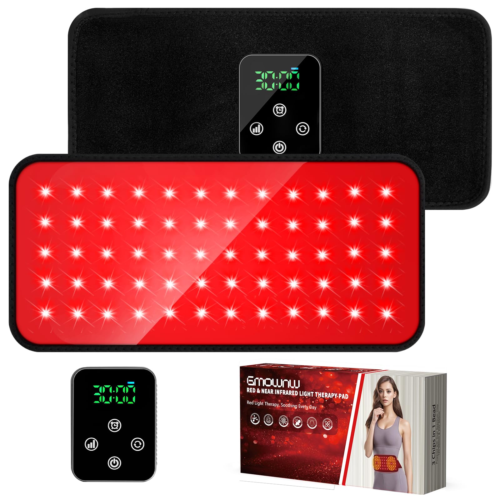 Amazon.com: Cordless Red Light Therapy Belt, 3000mAh Battery