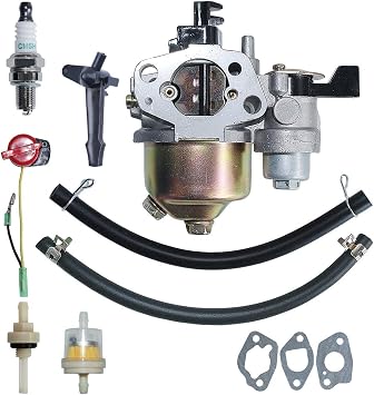 AUMEL Carburetor Fuel Line Filter W/CARB Gasket Kit for Homelite Hl252300 Ut80522b UT80522D UT80522F Ut80953a 179cc Pressure WASHER.