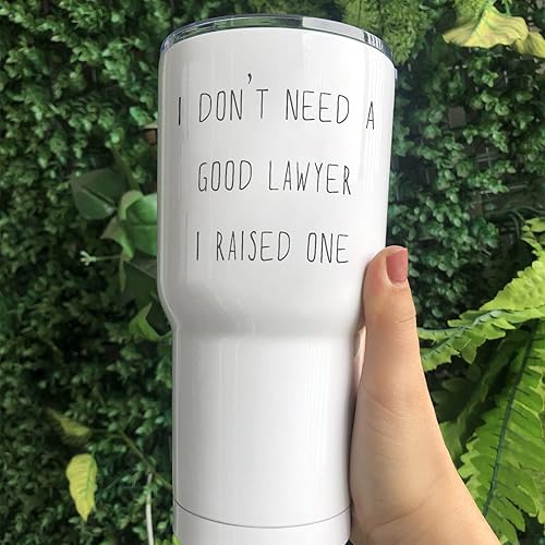 Miniatura 3 de I Don't Need A Good Lawyer I Rised - Vaso de viaje de acero inoxidable de 30 onzas, vaso de café aislado, bonita decoración de cocina