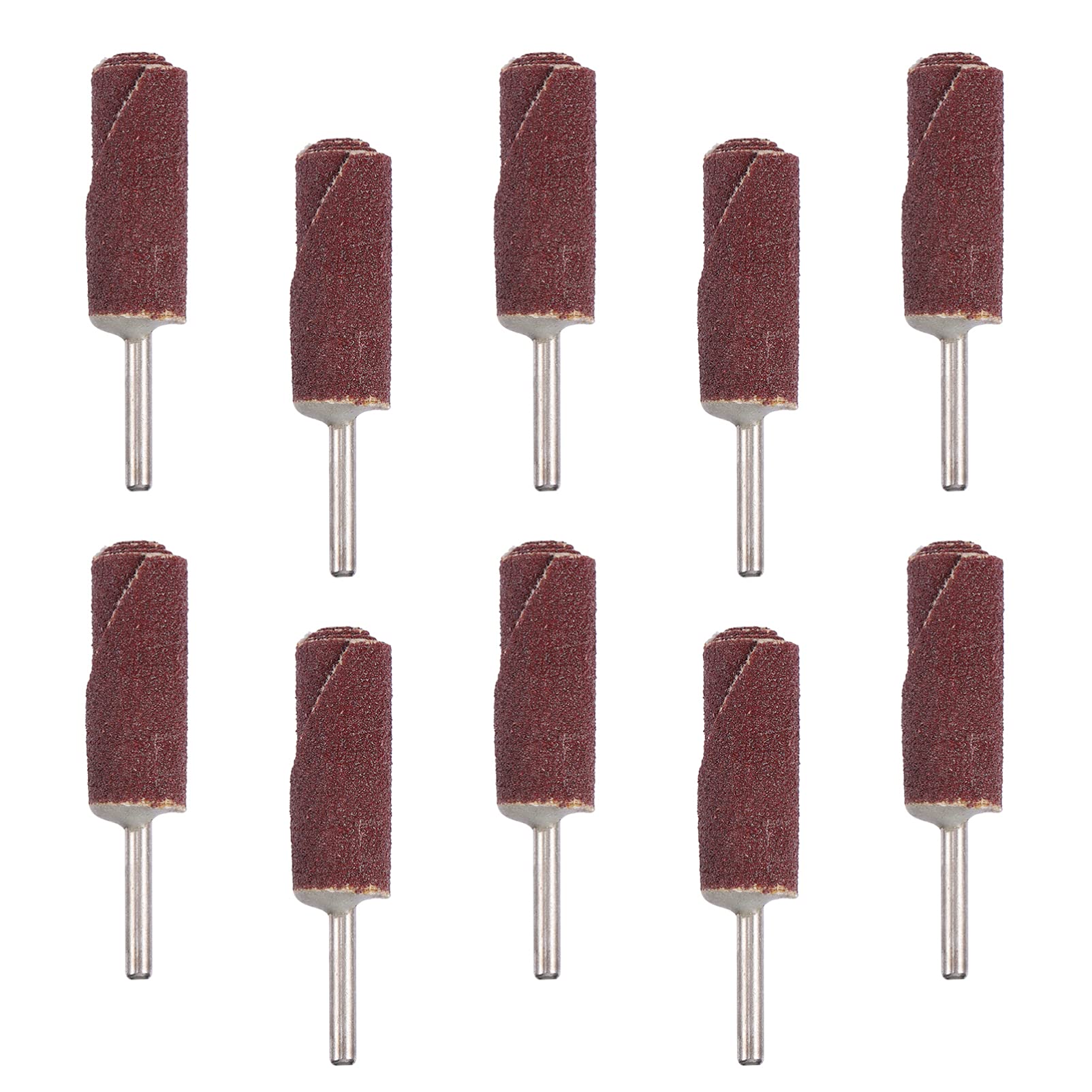 Housoutil Replacement Flap Wheel for Sandpaper Rod Grinder 10pcs Sanding Discs Abrasive Discs