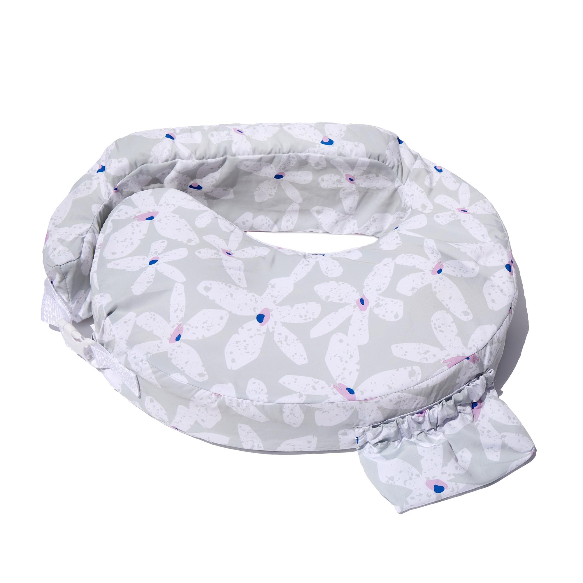 My Brest Friend Original Nursing Pillow - Platinum Posies