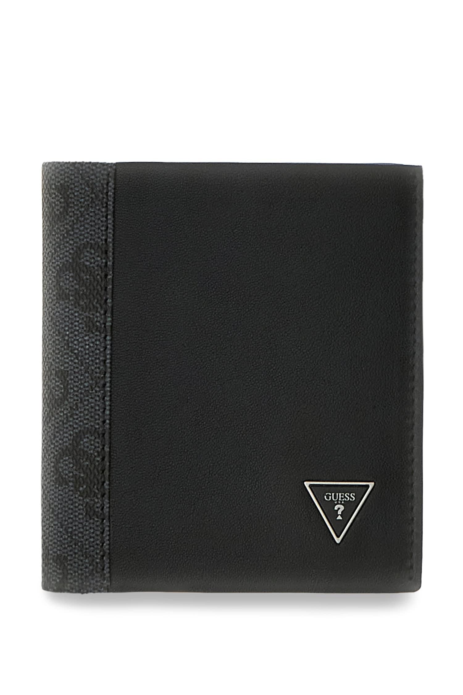 Guess Herren Bifold Geldbörse Sydney Bifold S Schwarz