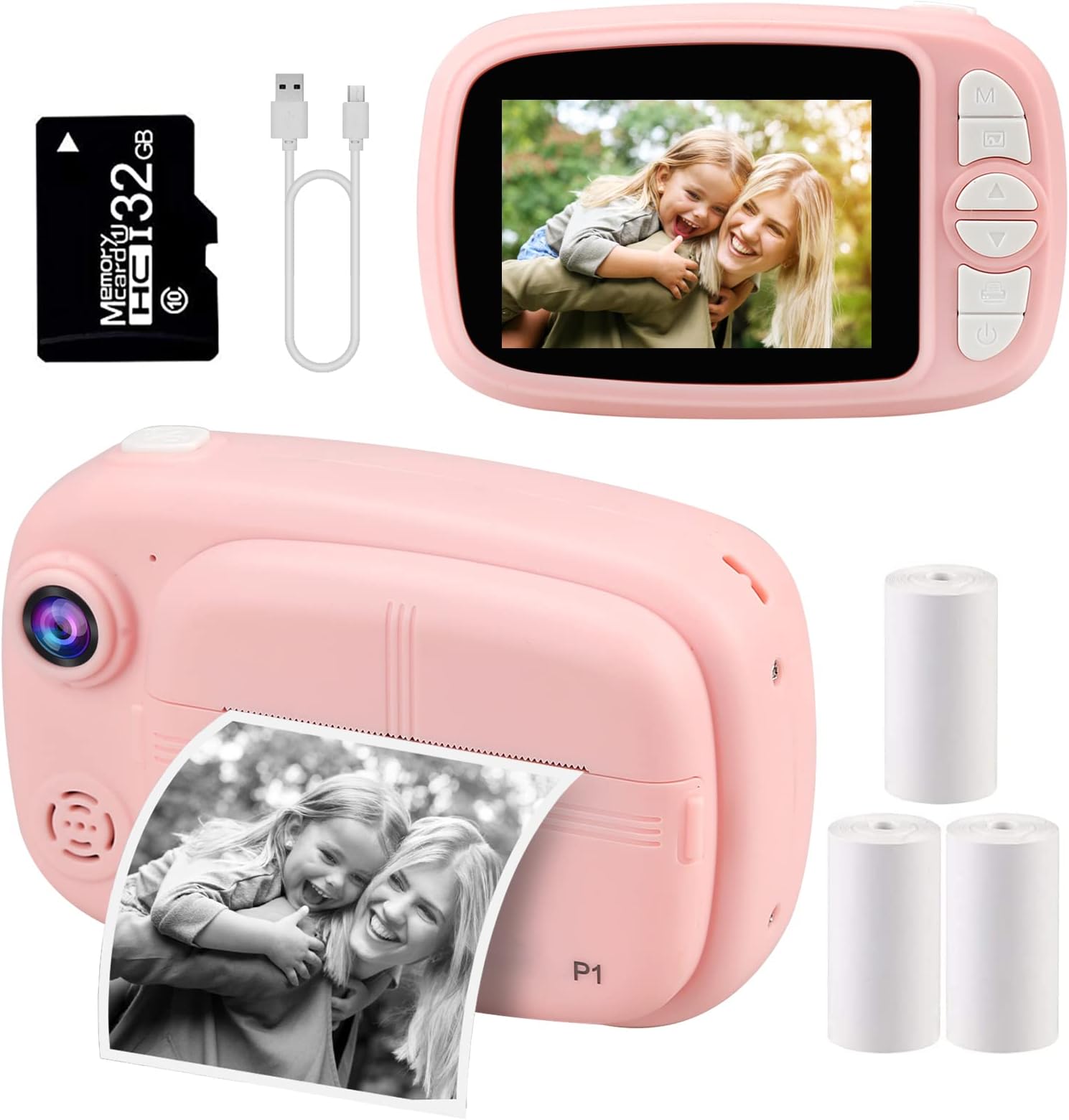 Instant Print Camera With Sd Card Amazon.com : Instant Print Camera, Kids Camera 1080P HD Digital Camera