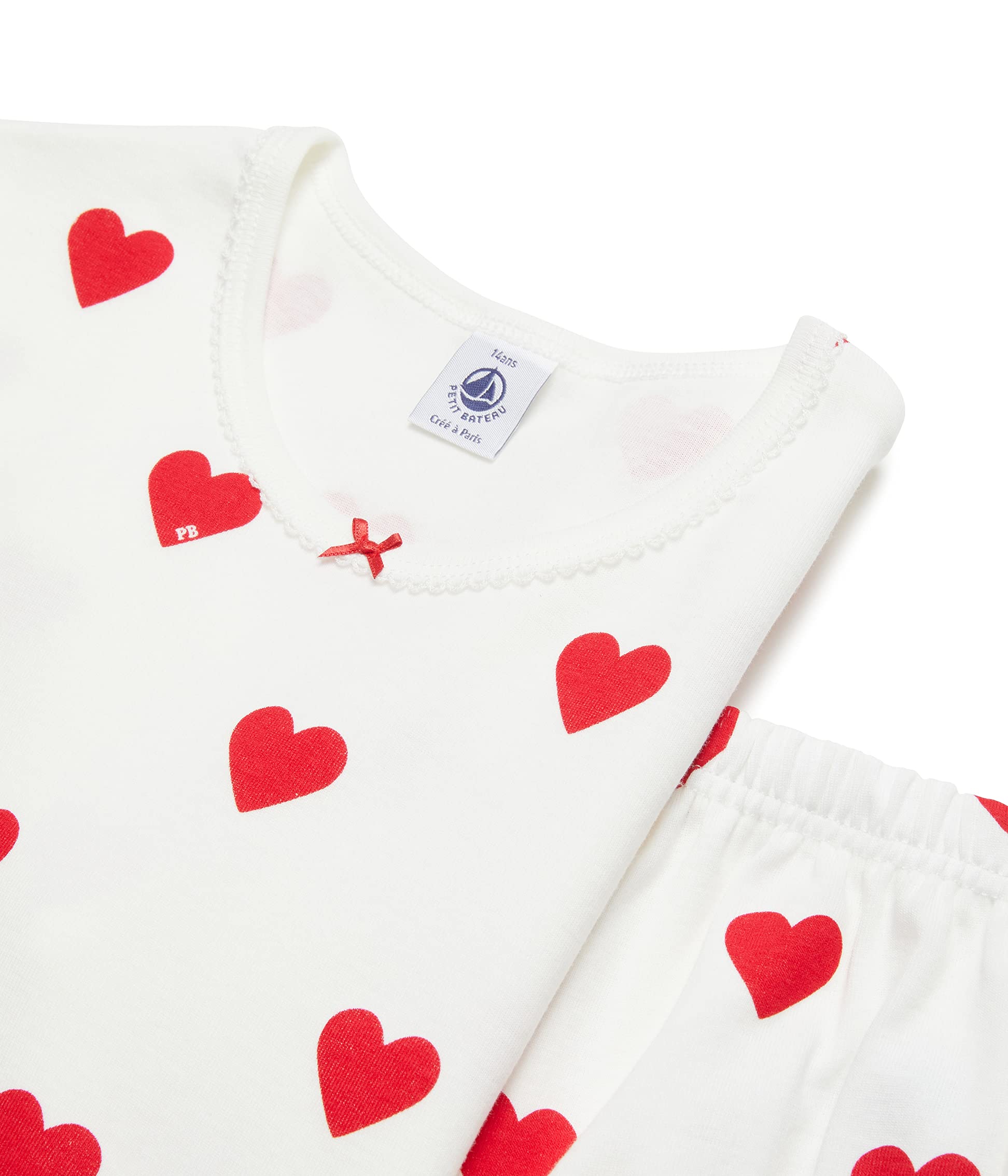 Petit Bateau A00oc Pyjacourt Fille (Lot de 1)