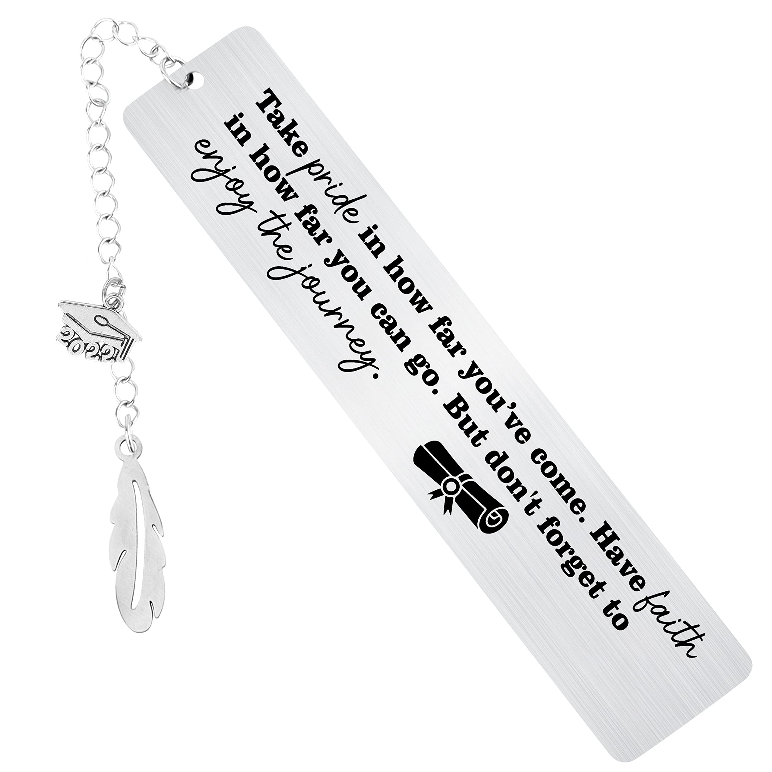 Shoppawhile Graduation Gifts for Her Graduation Presents for Him 2025 Graduation Gifts for Daughter Son Metal Bookmark