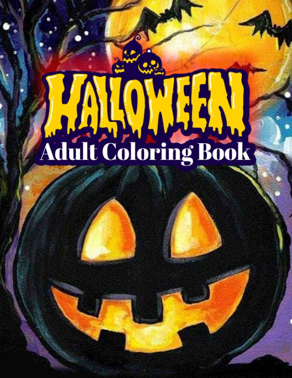 Halloween Coloring Book for Adults: Funny & Cute Halloween Coloring Pages