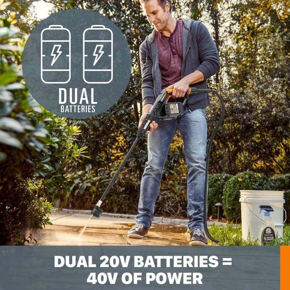 Super Sale 🛒 WORX Hydroshot Ultra WG649 40V High Pressure Hand Held Cleaner Battery and Charger Included Lowest Price WORX Hydroshot Ultra WG649 40V High Pressure Hand Held Cleaner Battery and Charger Included