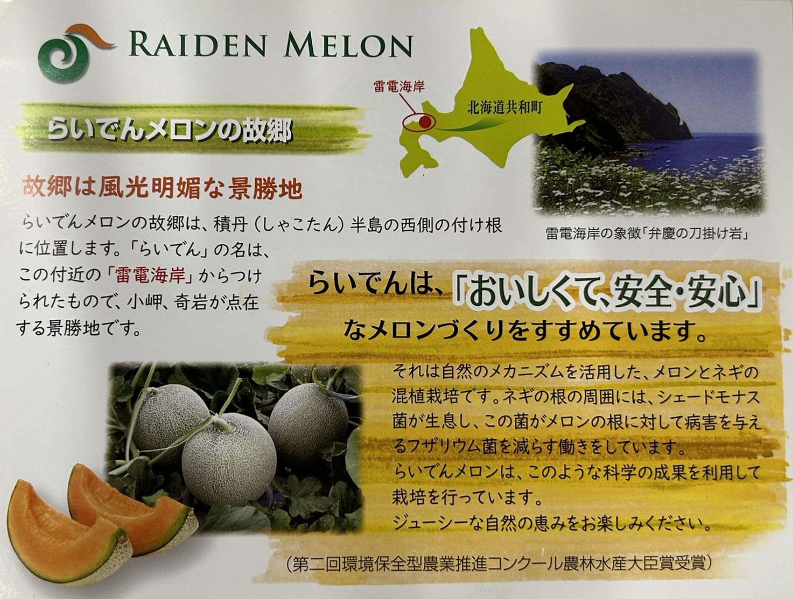 Amazon.co.jp: 北海道産メロン JAきょうわ らいでんメロン（赤肉