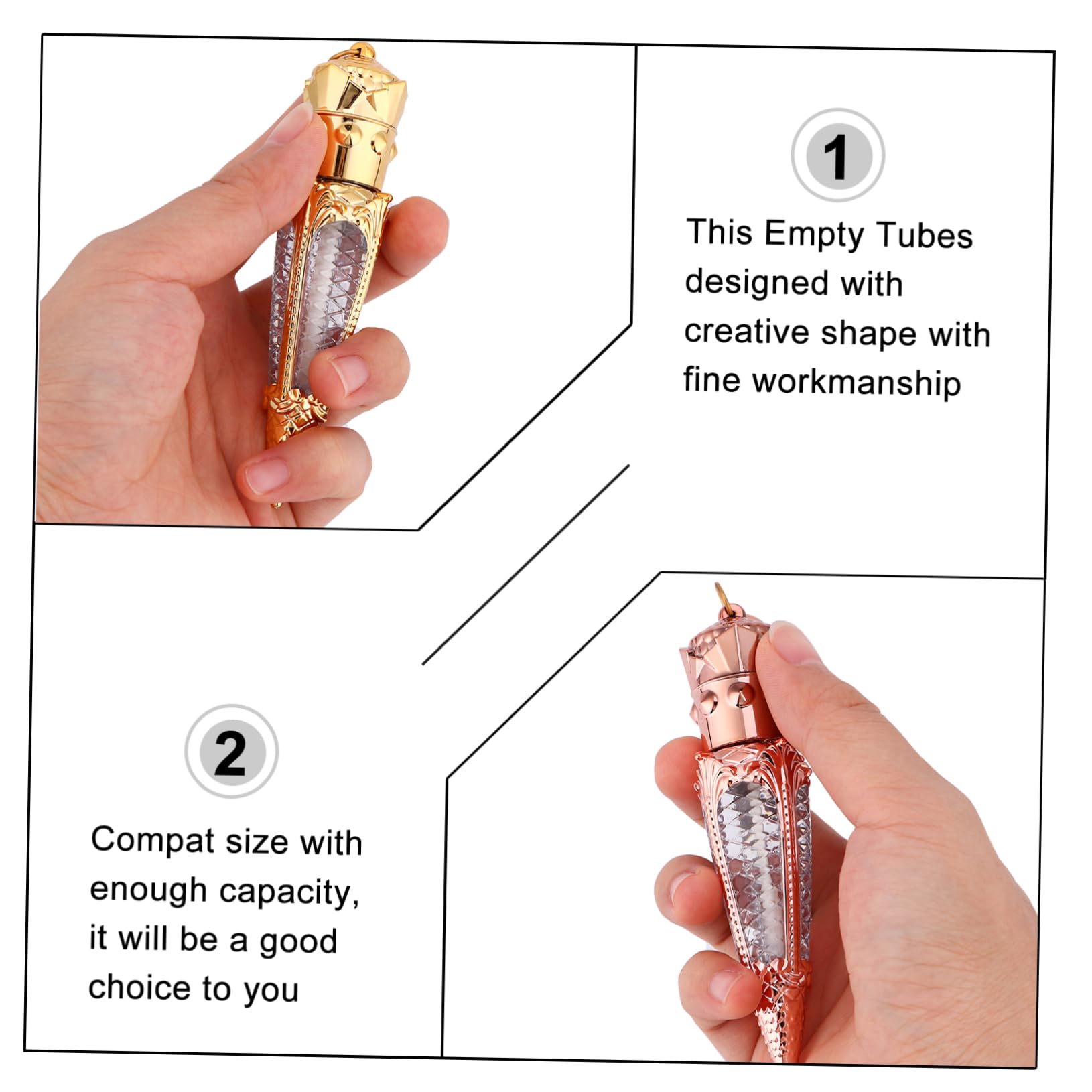 DOITOOL 10 Stück Leere Lipgloss Tuben 5ml Kunststoff Nachfüllbar Auslaufsicher Kompaktes Radieschen Design für Selbstgemacht und Alltag