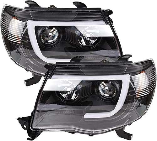 labwork Par de faros delanteros de repuesto para Toyota Tacoma 2005-2011 (lado del pasajero y del conductor)