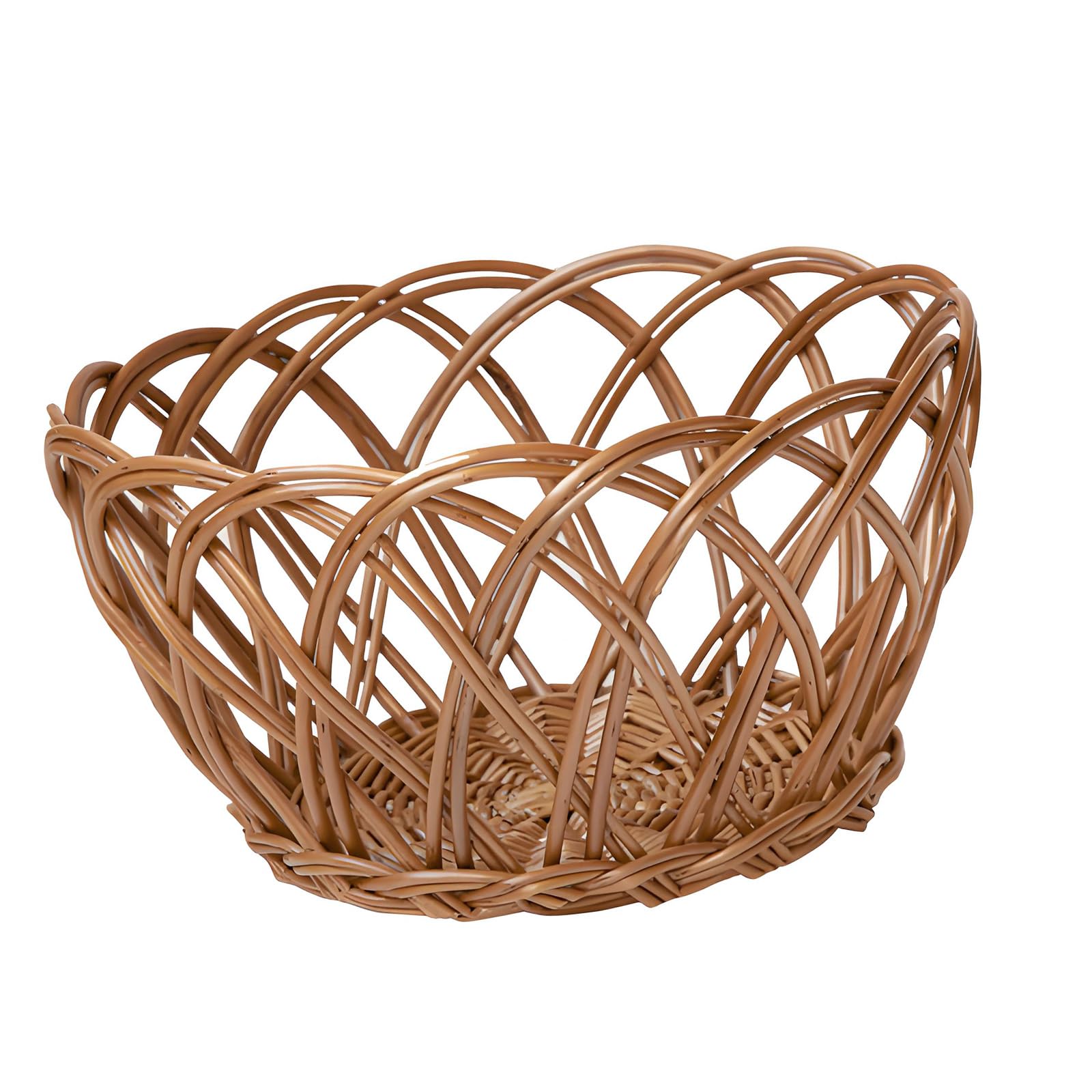 Kalttoy Willow Basket Sturdy Container Ideal for Storing Laundry Toy Books Handwoven Storage Bin