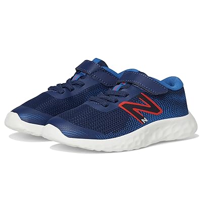 New Balance Kids 520v8 Bungee Lace (Infant/Toddler) Kids Shoes NB Navy/Neo Flame