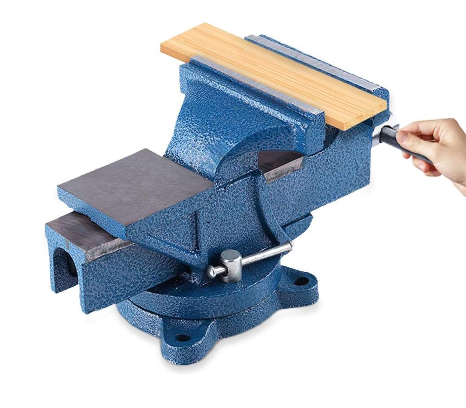 Morsa Da Banco Professionale - Apertura 125mm | Base Fissa | Per Fai Da Te E Lavorazioni - Foto 5