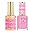 DND DC Gel Polish Set, Pink Collection, UV/LED GelPolish and Air Dry Nail Lacquer, Matching Chip-Free Polish Duo, 129 Jazzberry Jam, 0.5 Fl Oz Each