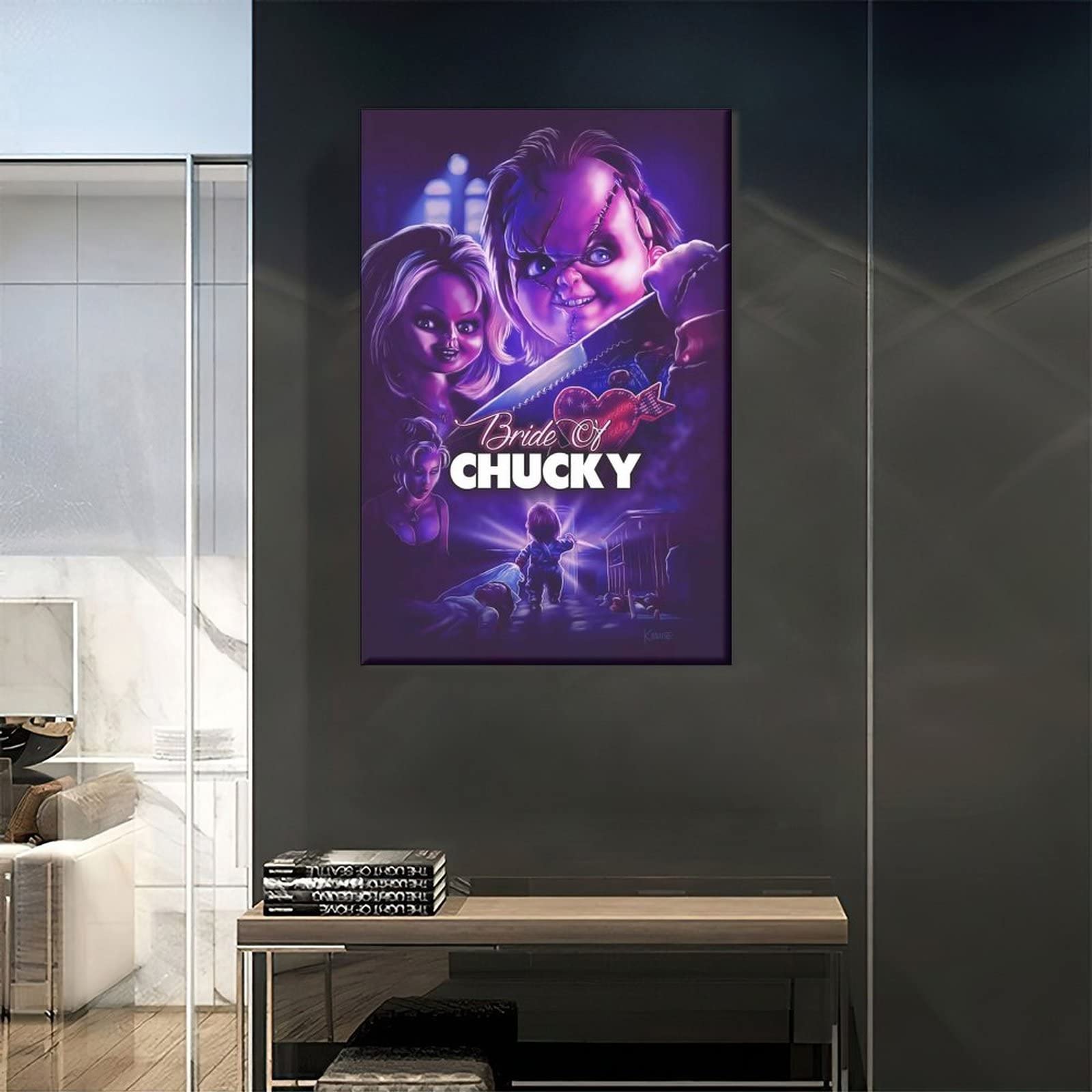 Amazon.co.jp: Bride of Chucky 1998年ホラー映画ポスター キャンバス