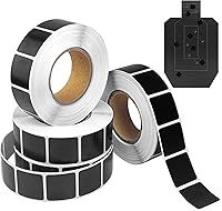 Vista 12 de Target Pasters - Calcomanías autoadhesivas de tiro de 0.87 pulgadas, parches de reparación de objetivos de cartón, ideales para prácticas USPSA/IPSC