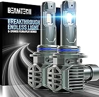 Vista 7 de BEAMTECH 90 05 Bombillas, 500% de brillo, Plug and Play, paquete de 2