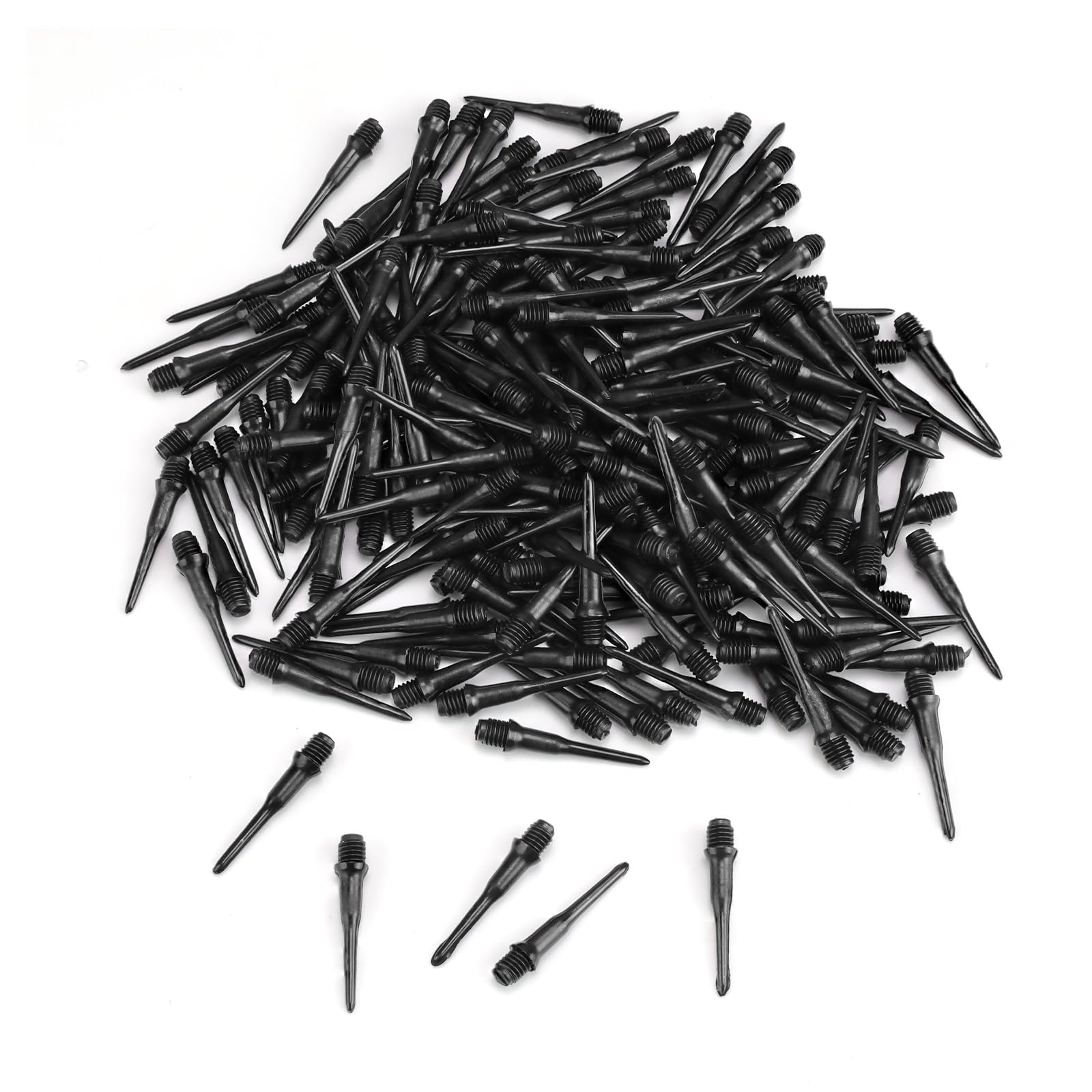 SPRHR Nero Freccette Soft Punta di Ricambio 2BA Spirale 200 Pezzi