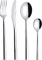 Vista 8 de Annova Juego de 6 cubiertos forjados de acero inoxidable 18/8 de alta calidad, 6 tenedores para ensalada (6 piezas)