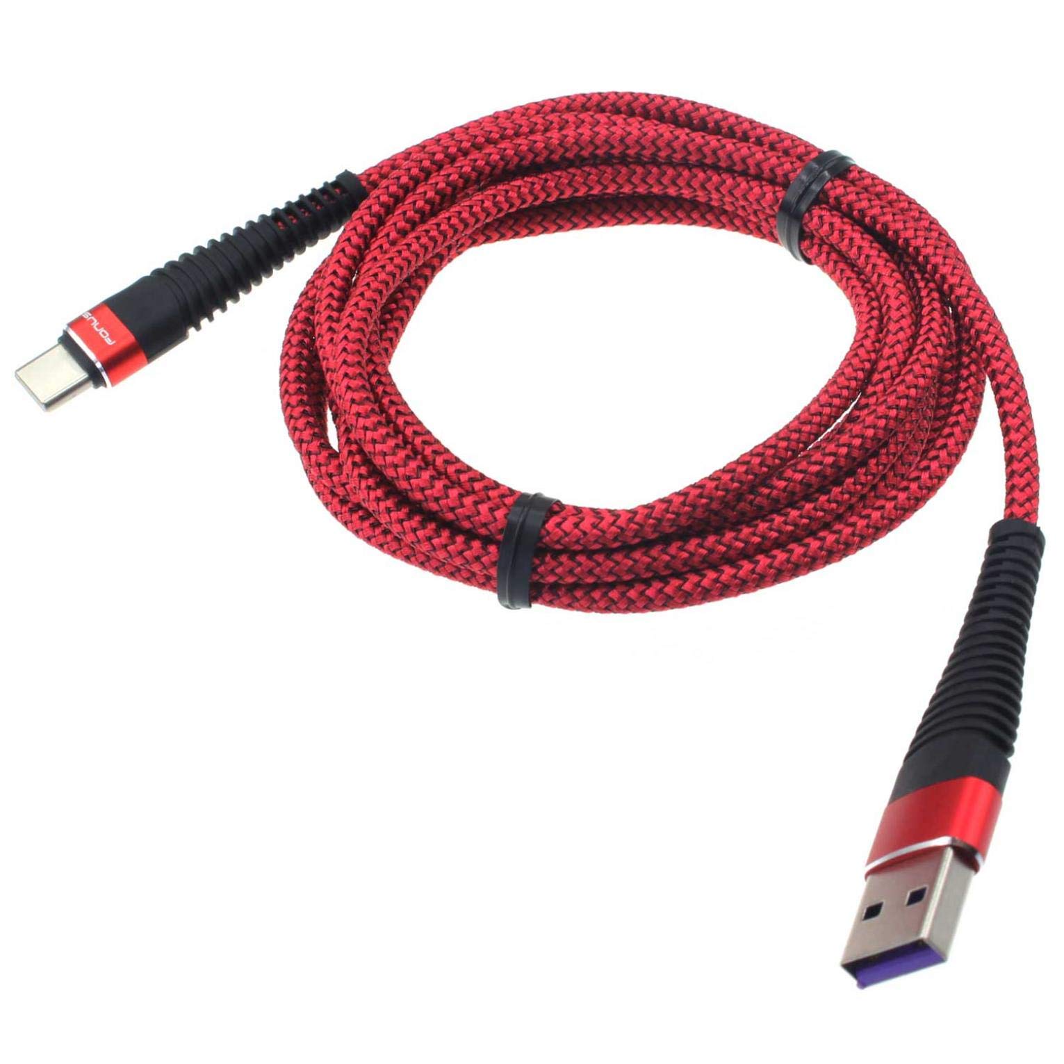 Cable USB-C de 6 pies de largo para teléfonos REVVL 6 5G, 6 Pro 5G, 4, V, V Plus, cable de carga rápida tipo C, cable de alimentación USB-C compatible con T-Mobile REVVL 6, Pro, 5G, 4, V, Plus