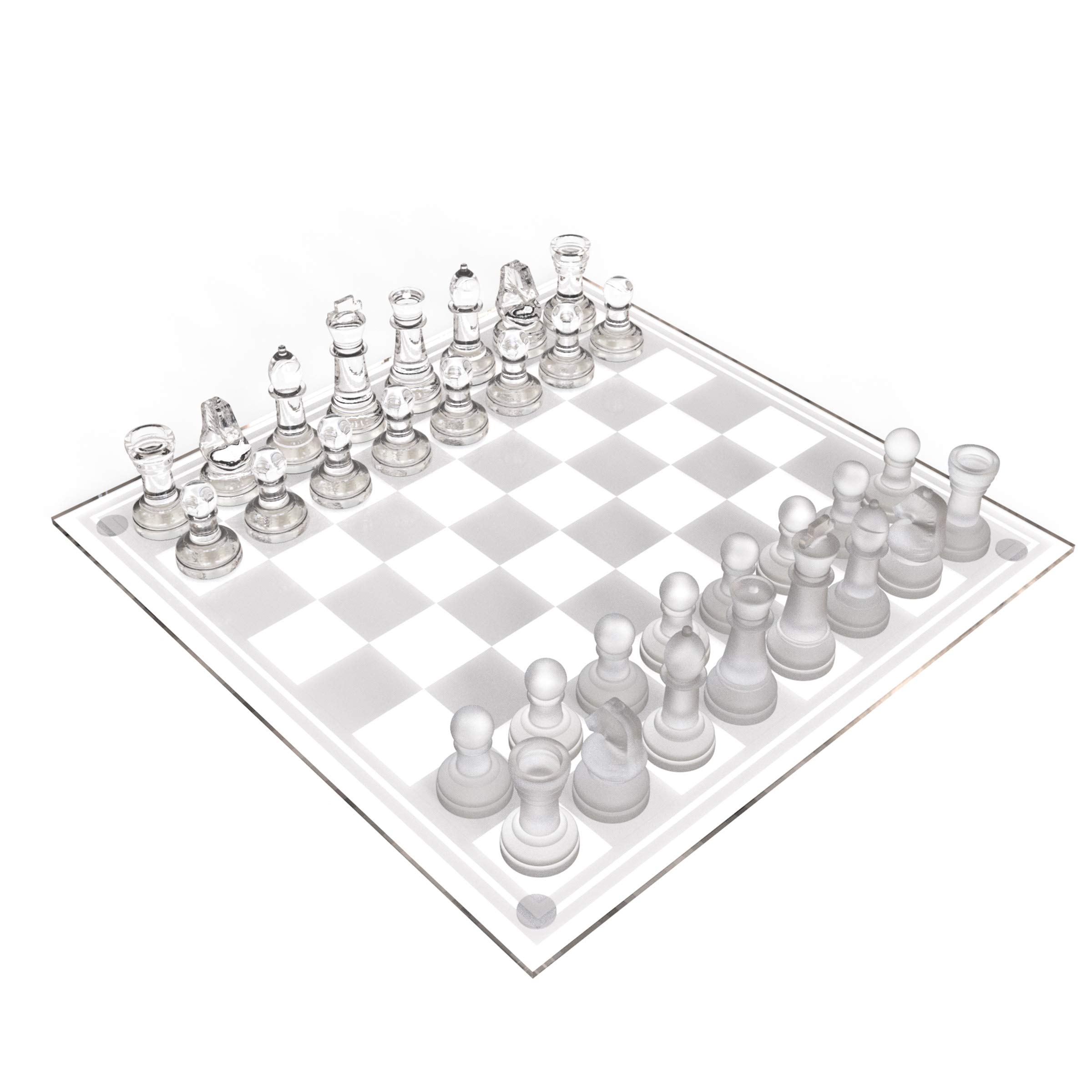 Amazon | Deluxe Glass Chess Set | チェス | おもちゃ