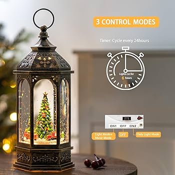 Amazon.co.jp: VISFLAIR 12.75インチ クリスマス スノードーム