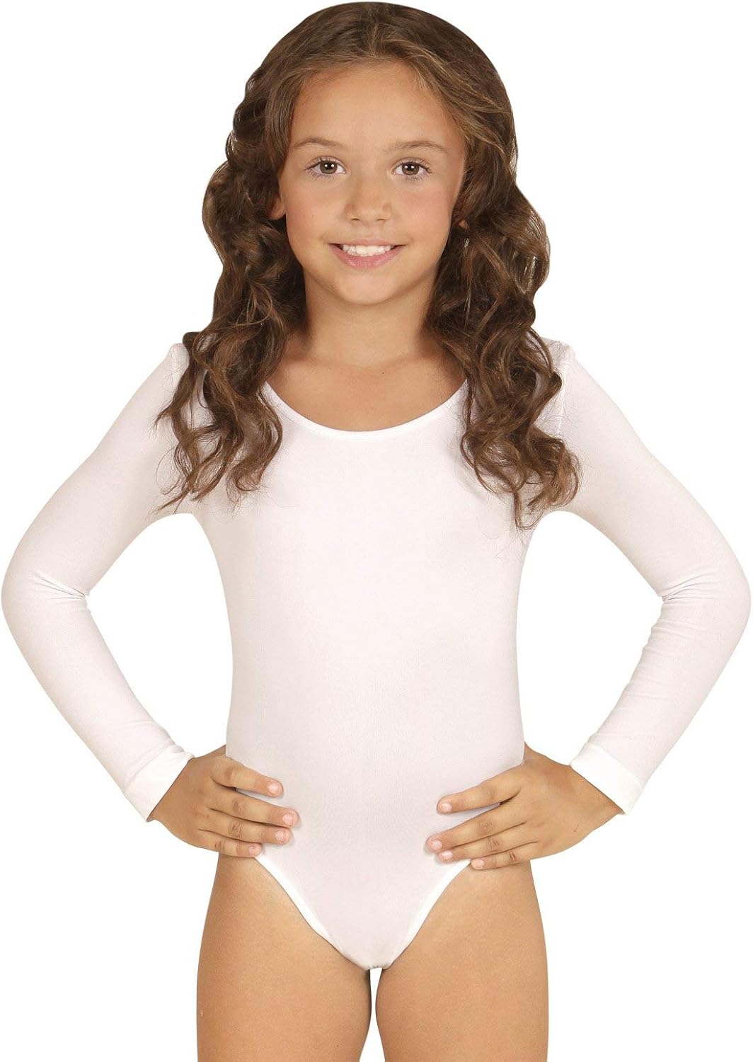 Girls white leotard Clearance