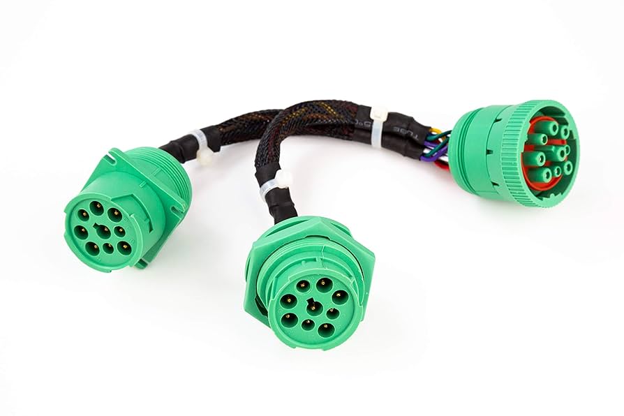 Amazon.com: TYPE2 SAE J939 Splitter Y Cable 9pin Data Power