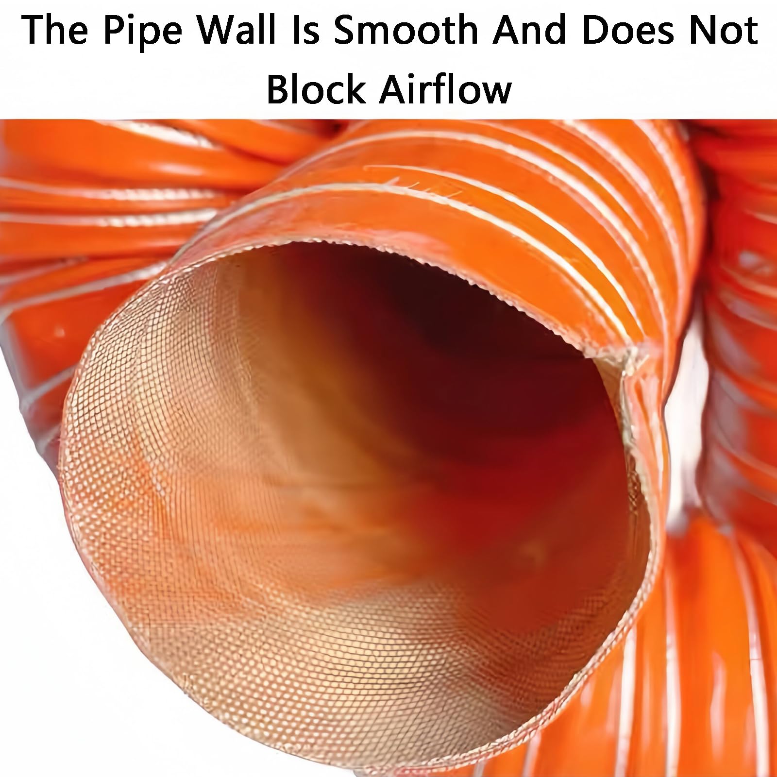 Manguera De ExtraccióN Flexible​,Tubo Flexible De Salida De Aire,Tubo Flexible Campana Extractora,Conducto De Aire De Silicona Resistente Al Calors,Tubo para CanalóN