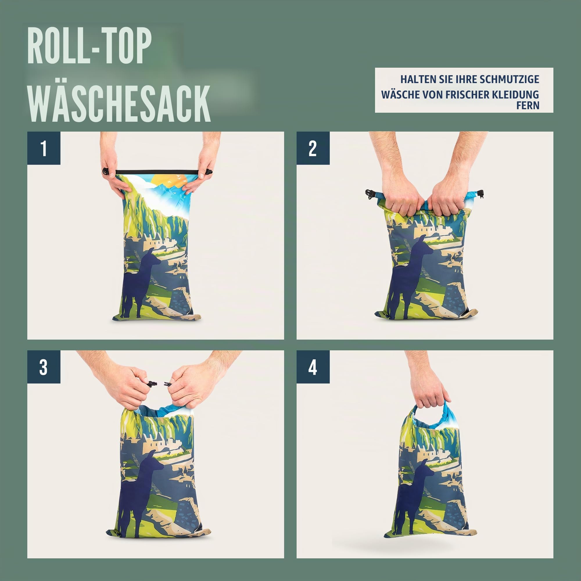 Große Packwürfel für Reisen, extra große Gepäck-Organizer, 7-teiliges Set, ultraleicht, erweiterbar/Kompressionsbeutel für Kleidung von TRIPPED Travel Gear (Bucketlist)