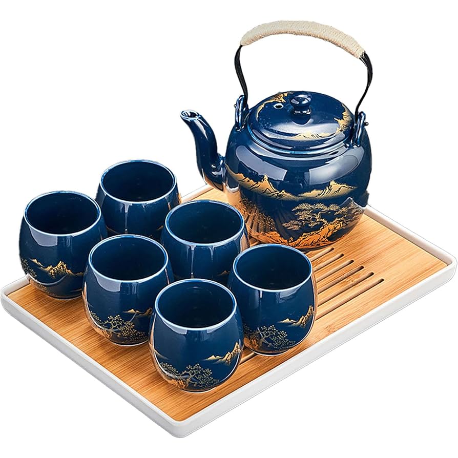Amazon.com: XiVue Porcelain Tea Set Japanese Tea Set, China