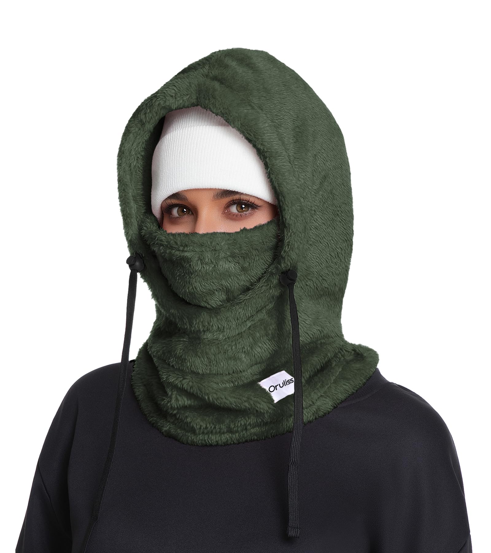 Winter Thermal Balaclava Polar Fleece Hood Ski Mask for Women Men Windproof Face Mask Cover Hat Neck Warmer
