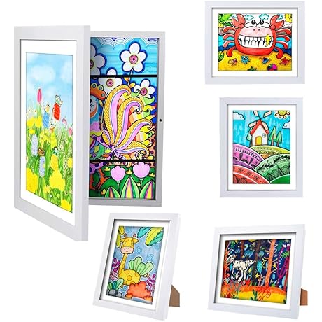 Kids Changeable Artwork Frames With Storage