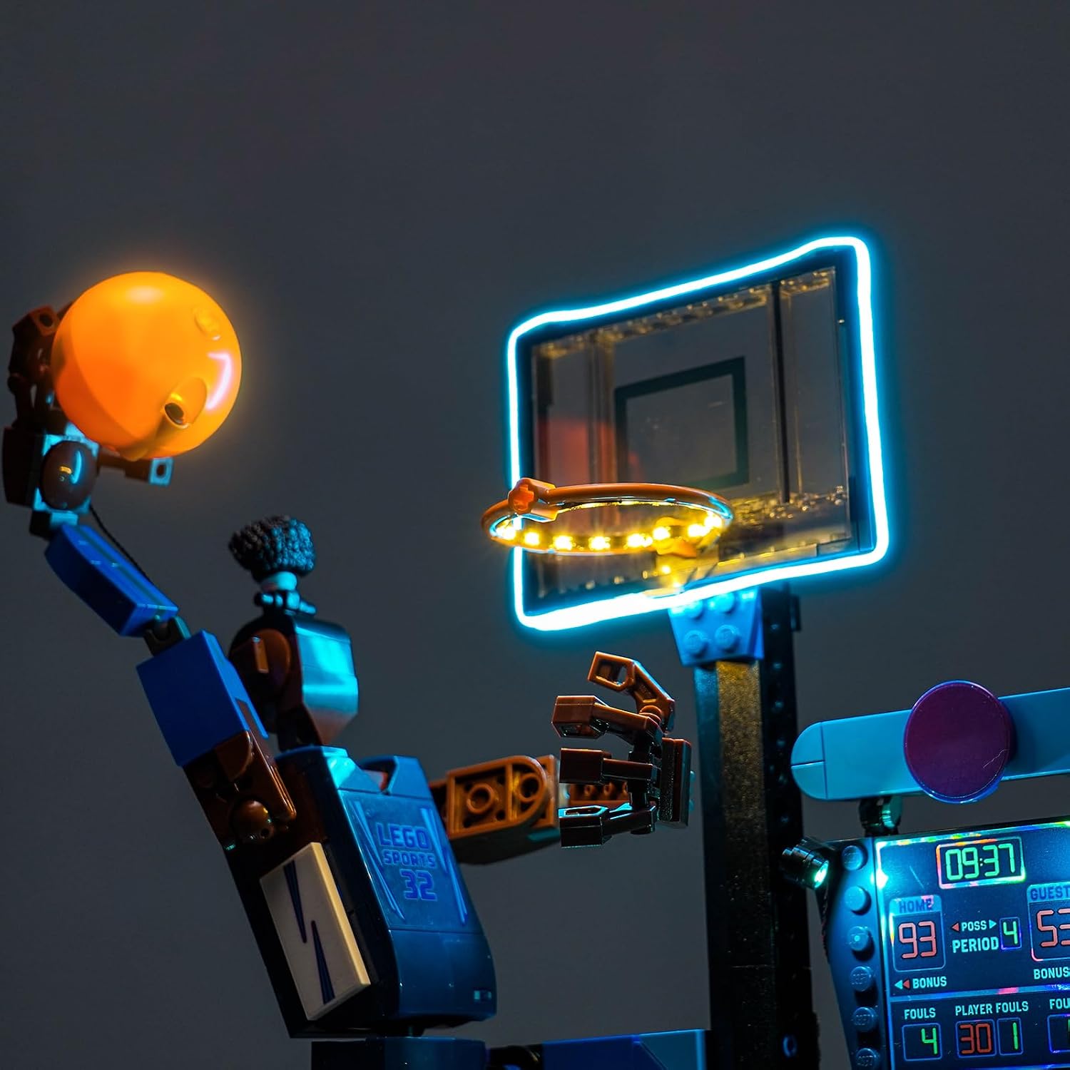 Upgraded Led Light Kit Compatible with Lego Nike Slam Dunk Building Set, Lights Decoration Compatible with Lego 43010 (Model Not Included)