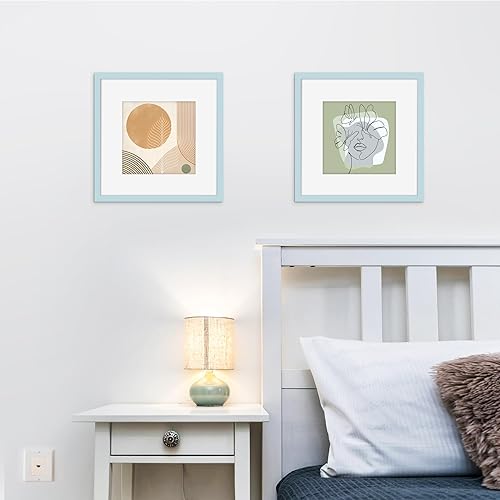 Miniatura 607 de Picrit - Juego de 12 portarretratos de 5 x 7 pulgadas para colgar en la pared o exhibir sobre una mesa, para fotos de 4 x 6 con paspartú o 5 x 7