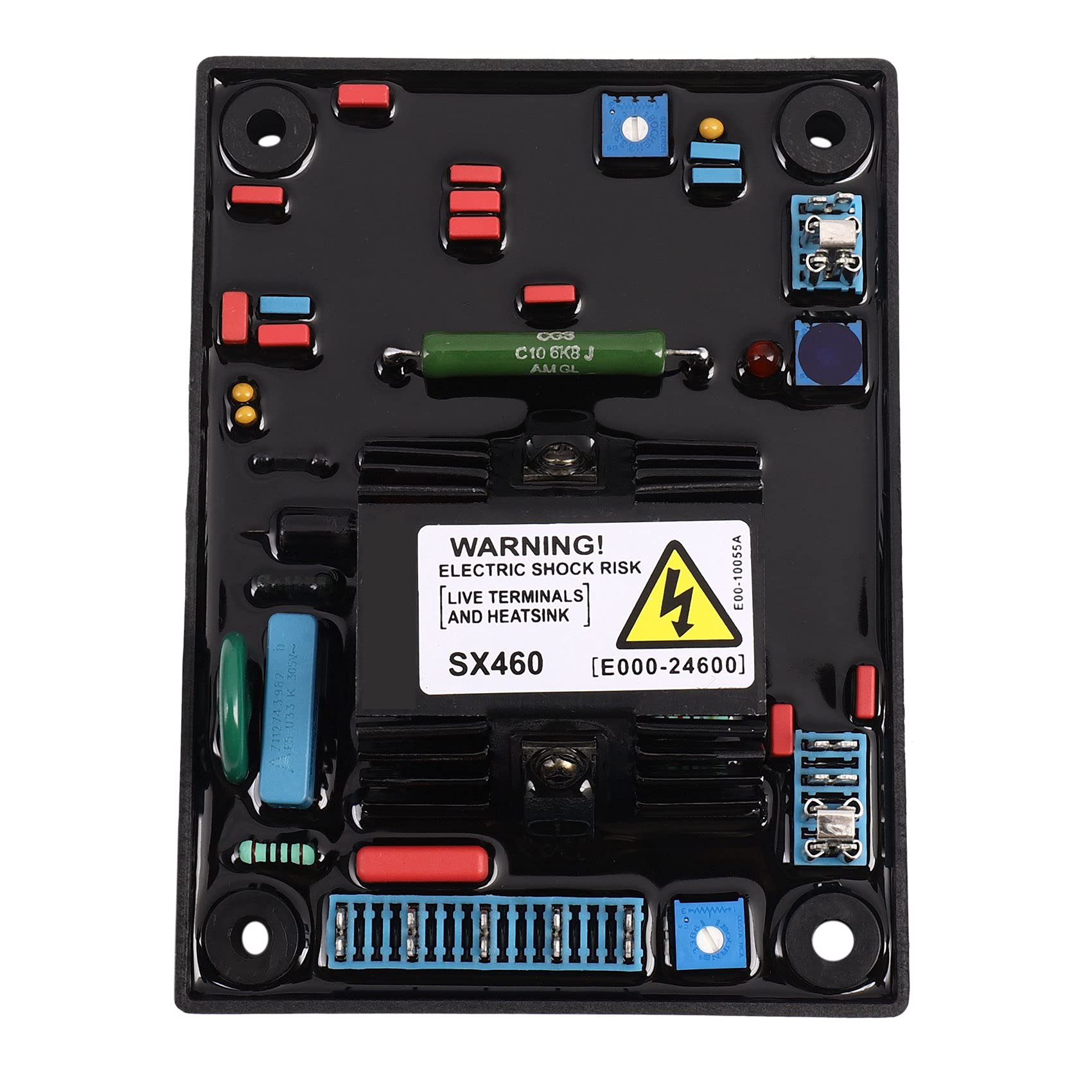Oikabio Red Avr Sx460-A 460-A 460 With Capacitor Soft Glue Better Quality Accessories Automatic Voltage Regulator For Generator